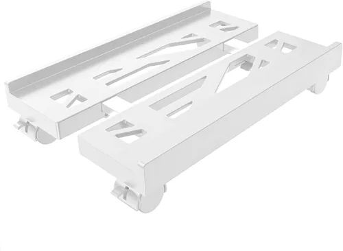 Miniatura 9 de BYMECOST Soporte de torre ajustable para computadora, soporte de PC para CPU móvil con 4 ruedas giratorias que se adapta a la mayoría de PC debajo