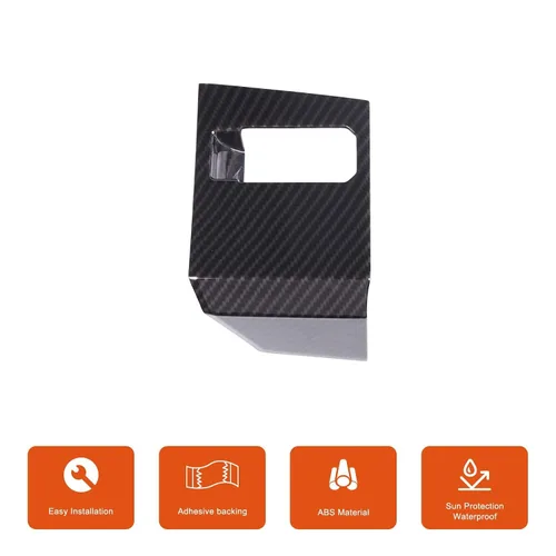 Miniatura 6 de Interruptor de botón de freno de estacionamiento, marco de botón P para Toyota Tundra Sequoia 2022 2023 2024 2025 decoración de freno de mano