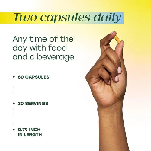 Miniatura 6 de MegaFood Suplemento de cúrcuma de acción rápida - clínicamente estudiado - Suplementos articulares para hombres y mujeres - con pimienta negra
