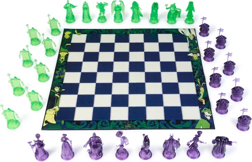 Miniatura 6 de Spin Master Games, Juego de ajedrez de villanos de Disney para adultos y niños, juega como personajes clásicos de Disney, Úrsula, Jafar, Hades