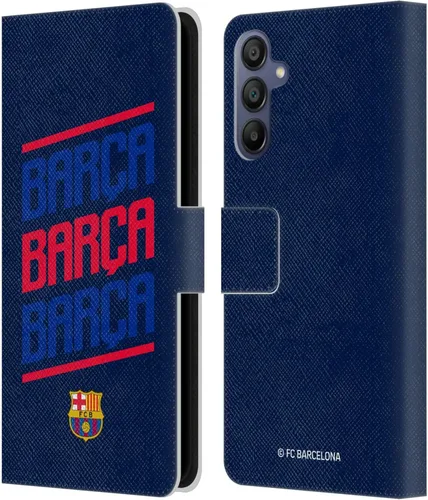 Miniatura 233 de Head Case Designs Funda de piel con licencia oficial del FC Barcelona Barca Crest Graphics para Samsung Galaxy A06 4G