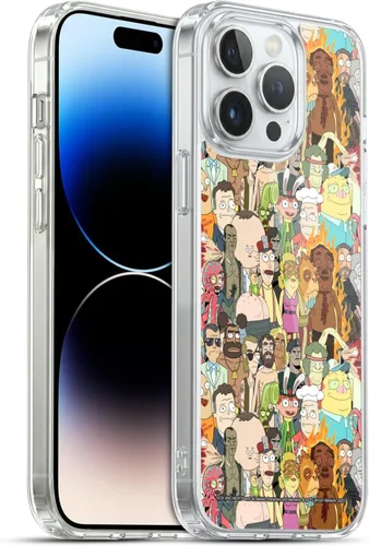 Miniatura 189 de Head Case Designs Funda de gel con licencia oficial de Rick and Morty Aliens Season 3 [protección de grado militar] compatible con Apple iPhone 12