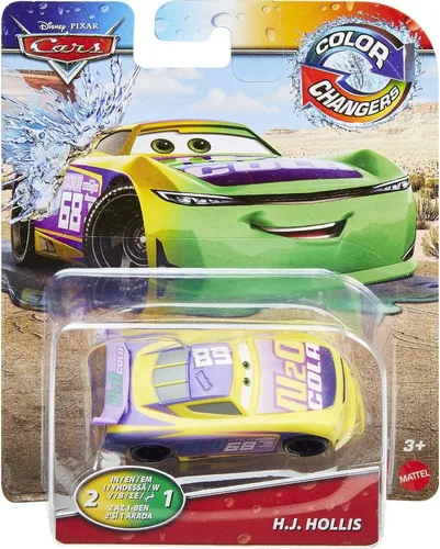 Miniatura 5 de Disney Mattel y Pixar Cars - Colección de cambiadores de color, los autos de juguete cambian de color con el agua