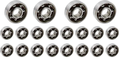 Miniatura 18 de Antrader Paquete de 20 rodamientos radiales de doble blindaje MR63ZZ de 0.118 in x 0.236 in x 0.098 in