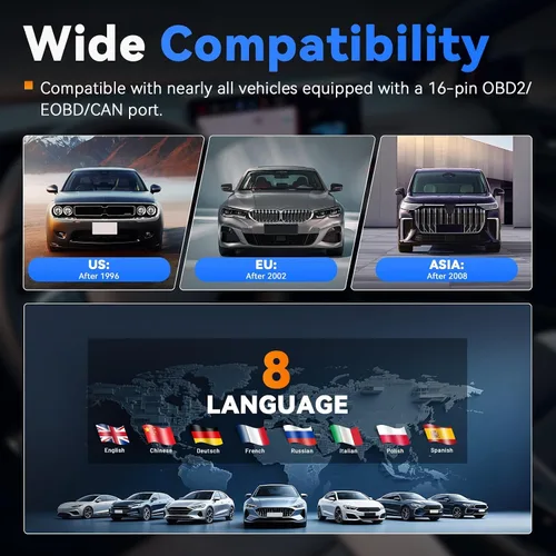 Miniatura 9 de VDIAGTOOL Escáner OBD2 mejorado VD31, lector de código de motor 3 en 1, probador de batería de llave de coche y probador de batería de automóvil