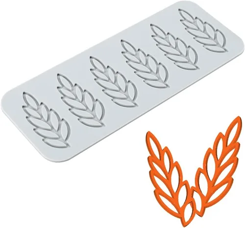 Miniatura 19 de TUKE Moldes de silicona con hojas 3D, para pastel de flores, para fondant, hojas de abeja, moldes de pastelería, impresión de rosas, molde de encaje