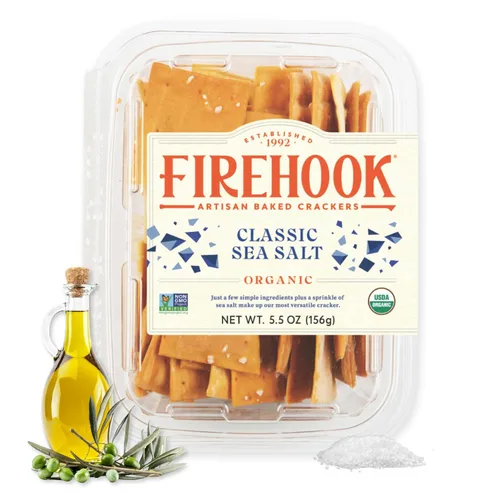 Miniatura 16 de Galletas horneadas Firehook, galletas de romero y sal marina, 8 onzas