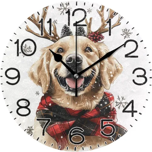 Miniatura 15 de Reloj de pared de pavo real con hermosas plumas, funciona con pilas, silencioso, de cuarzo, analógico, rústico, rústico, reloj redondo, decoración