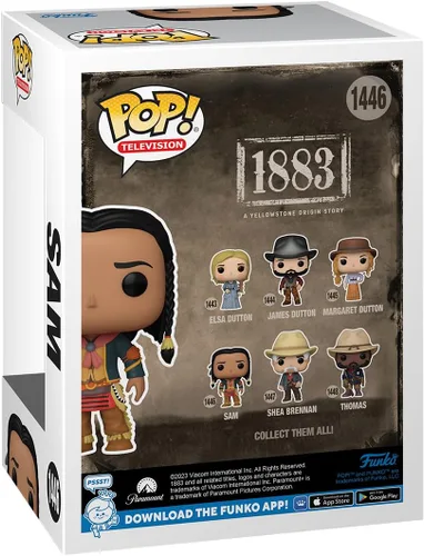 Miniatura 3 de Funko POP! TV: 1883 - Sam - Figura de vinilo coleccionable - Idea de regalo - Producto oficial - para niños y adultos - Fans de la televisión