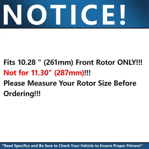 Miniatura 4 de Detroit Axle - Kit de freno delantero para Mazda B2300 B4000 2004-2007 B3000 2003-2009 Rotores de freno de disco Pastillas de freno de cerámica