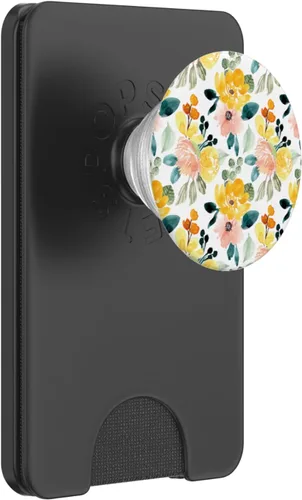 Miniatura 7 de Amarillo rosa rosa floral naranja diseño de flores para mujeres niñas PopSockets agarre y soporte para teléfonos y tabletas