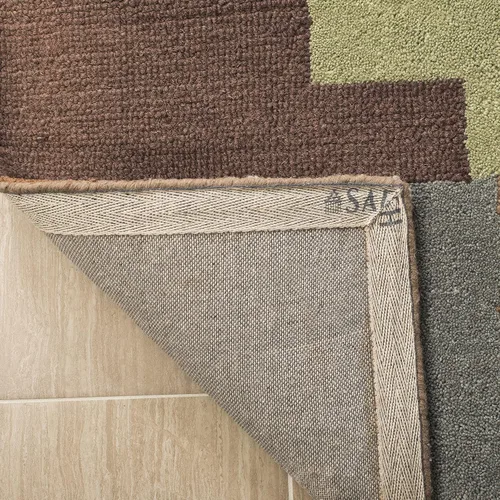 Miniatura 3 de SAFAVIEH Soho Collection - Alfombra decorativa de 2 x 3 pies, multicolor hecha a mano, moderna lana abstracta, ideal para zonas de alto tráfico