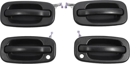 Miniatura 20 de Manija de puerta exterior, compatible con Chevy Silverado Suburban Tahoe Avalanche 1999-2007, GMC Sierra Yukon, Cadillac Escalade, exterior