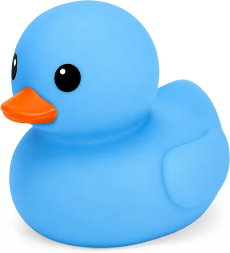 Juguete de baño de pato de goma jumbo – Patos gigantes de 8 pulgadas Big Duckie Baby Shower Cumpleaños Recuerdos de fiesta (azul)