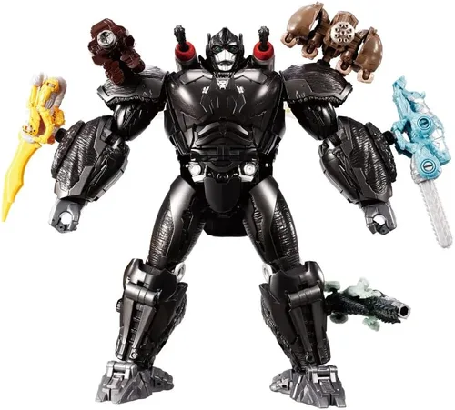 Miniatura 8 de Transformers Takara Tomy Rise of The Beasts - Figura de acción de 9 pulgadas, Optimus Primal (negro) (F78970000)