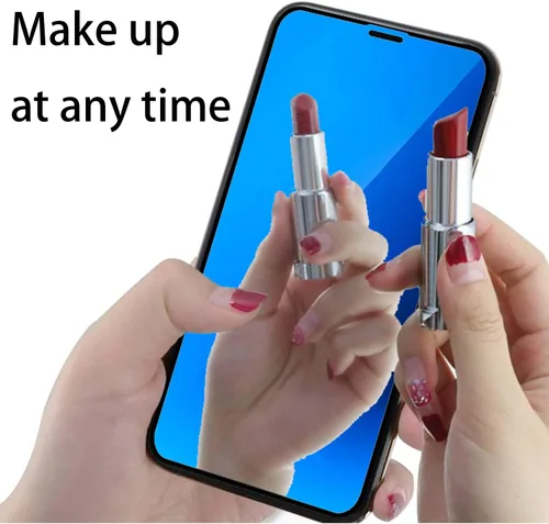 Miniatura 6 de Paquete de 2 vidrios templados de privacidad anti-azul para Samsung Galaxy S23 / Galaxy S22 Espejo Protector de pantalla anti-espía Película