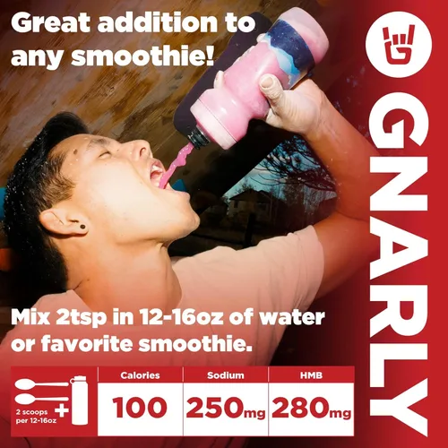 Miniatura 8 de Gnarly Nutrition Fuel2O Polvo de electrolitos, Cherry Cola – Certificado NSF Sport – Solución de electrolitos, combustible, reposición