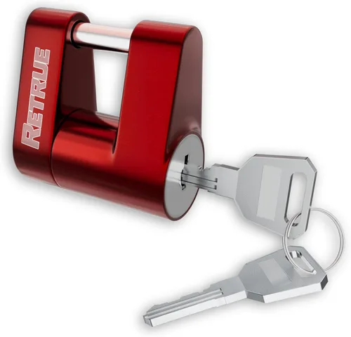 Miniatura 9 de RETRUE Candado de Acoplador de Lengüeta de Remolque, Candado de Enganche de Remolque, Diámetro 1/4 Pulgada, Extensión 3/4 Pulgada para Acoplador