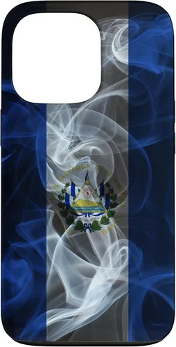 Miniatura 10 de Funda para iPhone 12/12 Pro Smoky El Salvador Bandera - Funda de Orgullo Salvadoreño Estilo Humo