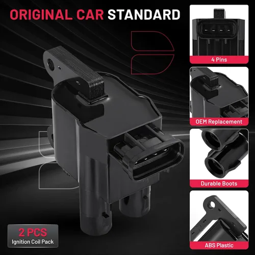 Miniatura 4 de BDFHYK Paquetes de bobinas de encendido compatibles con Toyota 1997-2000 4Runner, Camry 1997-2001, RAV4 1998-2000, Solara 1999-2001, 1998 T100
