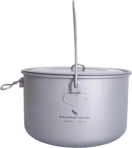 Miniatura 9 de Al aire libre 25.4 fl oz - 98.1 fl oz Titanio Pot con tapa Plegable Fianza Mango Camping Senderismo Picnic Ultraligero Botella de Agua Taza Taza