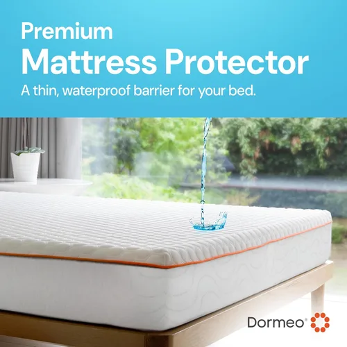 Miniatura 2 de Dormeo Protector de colchón impermeable de alta calidad, tamaño individual, capa protectora contra manchas y derrames, refrescante, absorbe