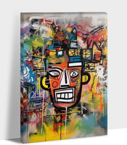 Miniatura 17 de ANRUOXI Arte de Pared de Graffiti, Impresión de Lienzo de Astronauta Espacial de Graffiti para Decoración de Pared, Impresiones de Arte Modernas