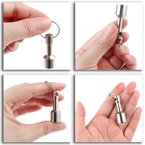 Miniatura 3 de Llavero imán para probar latón, imanes de bolsillo para bolso con fuerte neodimio magnético de tierras raras, oro, plata, joyas, metales imán