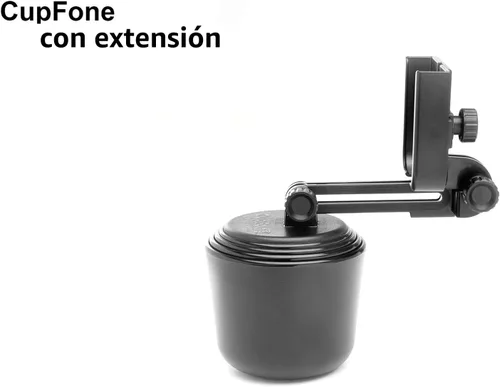 Miniatura 6 de WeatherTech CupFone con extensión – Soporte ajustable y universal para teléfono móvil con portavasos para coche y camión – Mejor diseño para carga