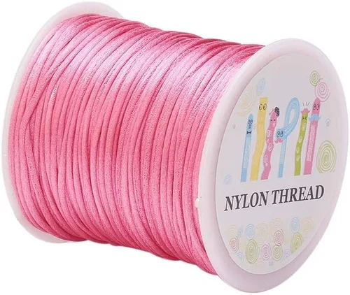 Miniatura 27 de Elecrelive - Cuerda de nailon de 200 yardas para pulseras, 200 yardas, cuerda de nailon para pulseras, 20 colores para collar, pulsera, joyería