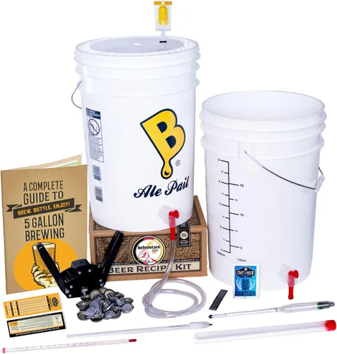 Craft A Brew - El kit de elaboración de cerveza diaria de 5 galones - Receta Hefeweizen - Fácil para principiantes - Kit de fabricación de cerveza