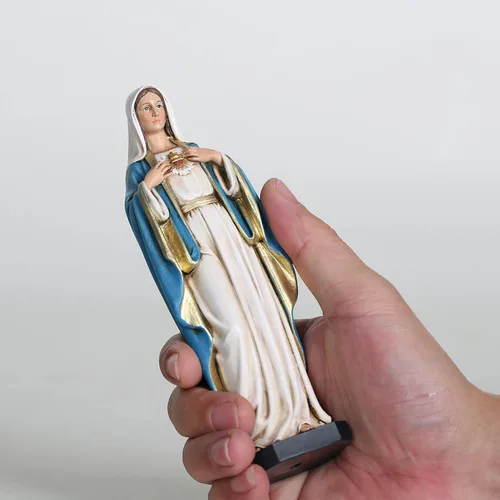 Miniatura 8 de Figura Católica del Inmaculado Corazón de María de BC, 6" de Alto, Estatua de la Santísima Madre Virgen María para el Hogar, Regalos Religiosos