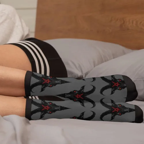 Miniatura 4 de Mouxue Calcetines locos del tubo del equipo de la novedad divertida, calcetines casuales del vestido de las mujeres de los hombres