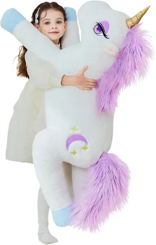 Miniatura 9 de IKASA Juguete de Peluche de Gato Gigante, Gatito Grande Lindo de 30", Juguetes Suaves Jumbo Enormes, Peluche Esponjoso Gordito de Gran