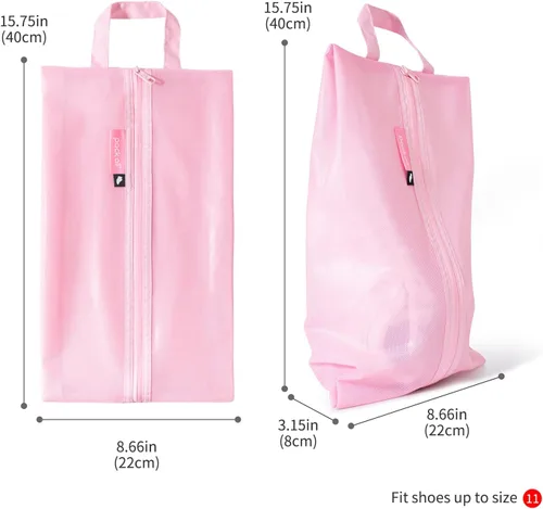 Miniatura 5 de pack all Bolsas de viaje resistentes al agua, organizador de zapatos con cremallera, para hombres y mujeres