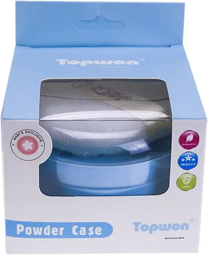 Miniatura 7 de Topwon Kit de soplo de polvo para después del baño de 3.5 pulgadas con tamiz, sin BPA (1 paquete)