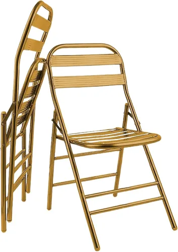 Miniatura 8 de 2 sillas plegables de acero inoxidable 304, sillas de césped plegables, sillas portátiles para adultos, ahorra espacio, para eventos, oficina, boda