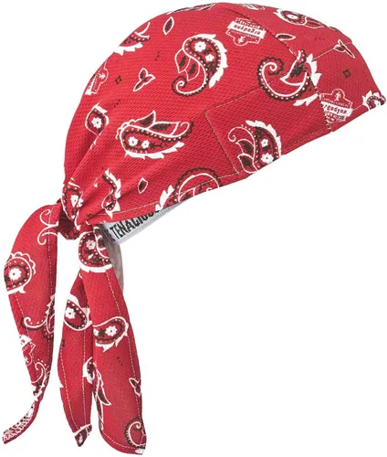 Miniatura 11 de Ergodyne Chill Its 6615 - Bandana de alto rendimiento Do Rag - Banda para la cabeza de terry cloth Flames