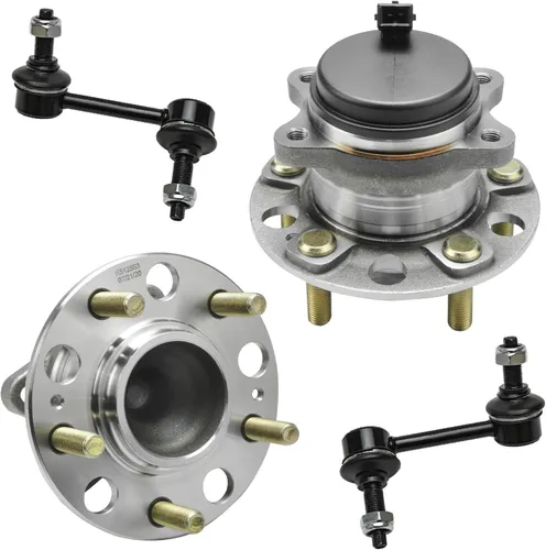 Miniatura 135 de Detroit Axle - Kit de nudillos de dirección delantera izquierda para Ford Edge Lincoln MKX 07-10, cojinete de rueda del lado del conductor, nudillo
