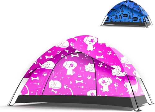 Miniatura 9 de KidzAdventure - Tienda de campaña 2 en 1 para niños, tienda de campaña para niños, tienda de campaña para niños de 1 a 2 personas, tienda de campaña