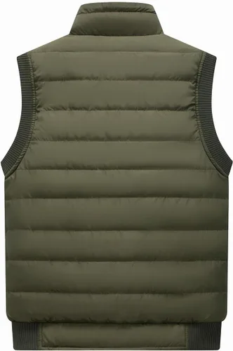 Miniatura 60 de Msmsse Chalecos de invierno para hombre, con forro polar, acolchado, casual, sin mangas