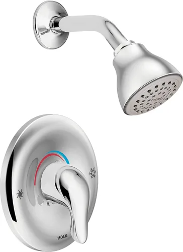 Moen Chateau Chrome Single Handle Posi-Temp Shower Faucet, Valve Included, L2352 (Pack of 6)