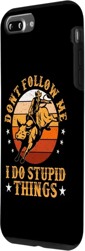 Miniatura 26 de Carcasa vintage para iPhone XS Max Don't Follow Me I Do Stupid Things