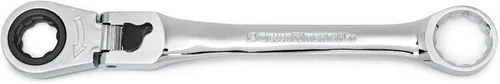 Miniatura 6 de GEARWRENCH Juego de herramientas de cinturón serpentino de 15 piezas con llave de trinquete de cabeza flexible de bloqueo - 89000