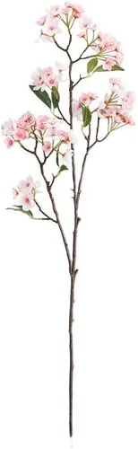 Flor de manzana artificial, rama de manzano artificial, arreglo de flores de manzano de seda, utilizado para decoración de bodas familiares. (rosa,