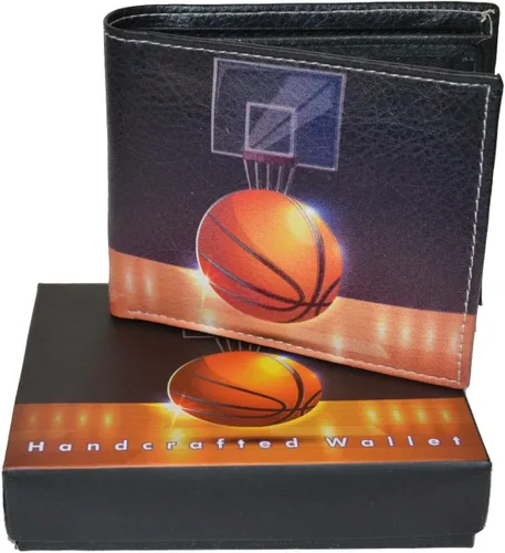 Miniatura 7 de Leatherboss - Aro de baloncesto impreso para piso de madera dura, plegable, para tarjetas de crédito, con caja de regalo, multicolor, Multicolorido