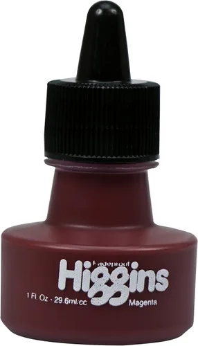 Miniatura 11 de Higgins Tinta de dibujo pigmentada, negra, botella de 1 onza (44021)