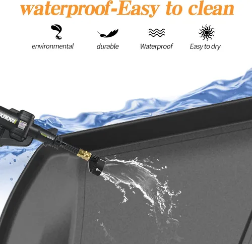 Miniatura 3 de Elsetyler Revestimiento de carga para viaje 2021 – TPO negro para todo tipo de clima, resistente al agua, bandeja de carga trasera, protector