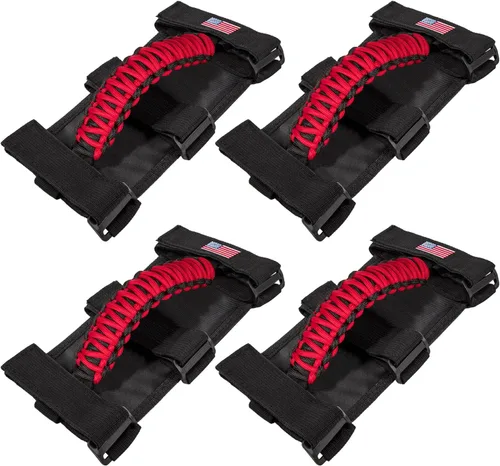 Miniatura 32 de Asas de agarre para Jeep Wrangler JK JKU JL JLU TJ YJ Sports Sahara Freedom Rubicon Unlimited Gladiator JT 1955-2023 UTV ATV Accesorios Premium 550