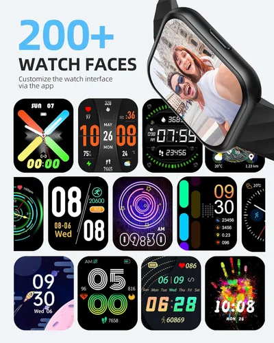 Miniatura 6 de Reloj inteligente Parsonver, reloj 5ATM impermeable para natación, rastreador de actividad física con más de 110 modos deportivos, monitor